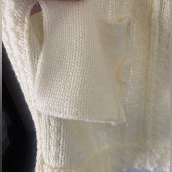 Vintage Country Craft Cardigan Sweater Women's Size Medium Beige 70’s 80’s GUC - Picture 7 of 15